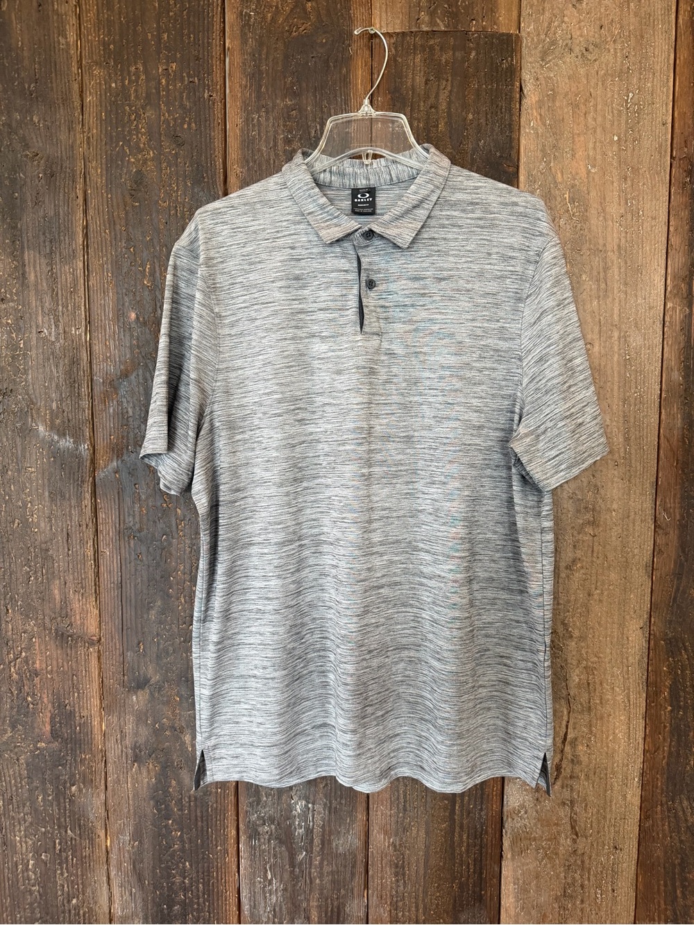 Oakley Heather Gray Men's Polo Shirt